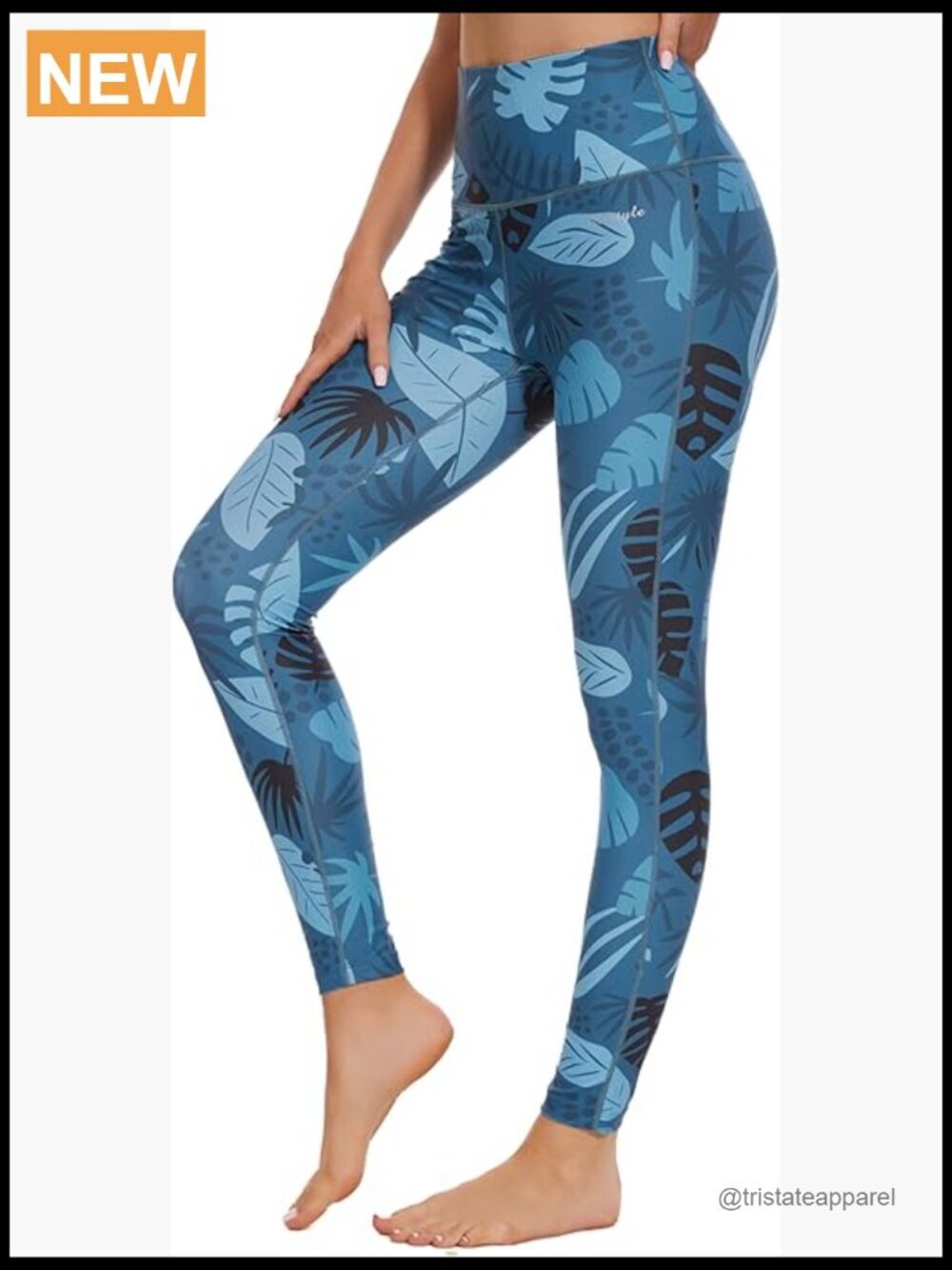 UPF 50+ High Waist Swim Leggings Rash Guard Sun Protection Pants